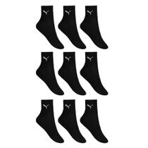 Kit 9 Pares de Meias Puma Esportiva Cano Médio Masculino Kit 9 Pares de Meias Puma Esportiva Cano Médio Masculino