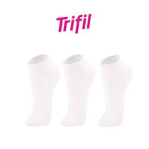 Kit 9 Pares De Meias Trifil Básica Cano Curto Feminino E Masculino Unissex