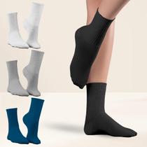 Kit 9 Pares Meia Cano Longo Fitness Academia Respirável Cor:SortidaTamanho:34-40 Kit 9 Pares Meia Cano Longo Fitness Academia Respirável Cor:SortidaTamanho:34-40