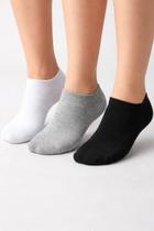 Kit 9 Pares Meia Infantil Algodão Cano Curto Escolar Sortida G