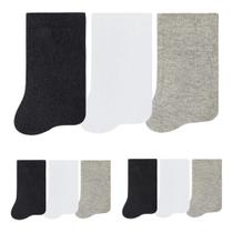 Kit 9 Pares Meia Soquete Feminina Lisa Kit 9 Pares Meia Soquete Feminina Lisa