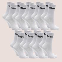 Kit 9 Pares Meia Topper Cano Alto Conforto Total