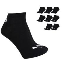 Kit 9 Pares Meias Puma Cano Baixo Adulto Algodão Original