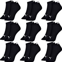 Kit 9 Pares Meias Puma Soquete Cano Curto Baixo Meia Esportiva Academia Algodão Original Kit 9 Pares Meias Puma Soquete Cano Curto Baixo Meia Esportiva Academia Algodão Original