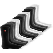 Kit 9 Pares Meias Sandrini Cano Médio Algodão Esporte Kit 9 Pares Meias Sandrini Cano Médio Algodão Esporte