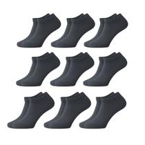 Kit 9 Pares Meias Sapatilha Cano Curto Derby Adulto Original