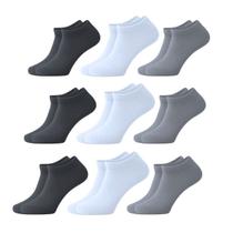 Kit 9 Pares Meias Sapatilha Cano Curto Derby Adulto Original Kit 9 Pares Meias Sapatilha Cano Curto Derby Adulto Original