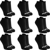 Kit 9 Pares Meias Soquete Cano Curto Algodão Sport Academia Kit 9 Pares Meias Soquete Cano Curto Algodão Sport Academia