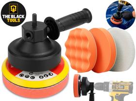 Kit 9 Pçs Polimento Automotivo 5 Polegadas Para Furadeira Parafusadeira Suporte De Boina Adaptador Kit 9 Pçs Polimento Automotivo 5 Polegadas Para Furadeira Parafusadeira Suporte De Boina Adaptador