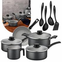 Kit 9 Peças Cozinha Tramontina Turim e Abilit Cor Grafite Kit 9 Peças Cozinha Tramontina Turim e Abilit Cor Grafite