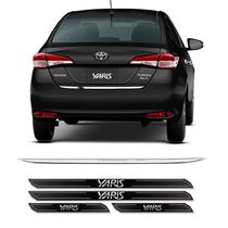 Kit 9 Peças Soleira Yaris Sedan 2018/2020 + Friso Porta-mala Kit 9 Peças Soleira Yaris Sedan 2018/2020 + Friso Porta-mala
