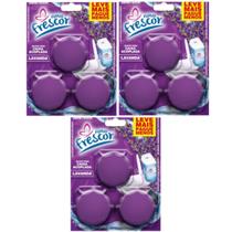 Kit 9 Pedras Pastilha Caixa Acoplada Triplo 45G Lavanda Novo Frescor