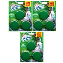 Kit 9 Pedras Pastilha Caixa Acoplada Triplo 45G Pinho Novo Frescor