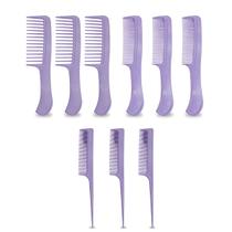 Kit 9 Pentes Grande Médio Fino Ponta Agulha Cabelo Penteado Cabeleireiro Desembaraçar Pentear Kit 9 Pentes Grande Médio Fino Ponta Agulha Cabelo Penteado Cabeleireiro Desembaraçar Pentear