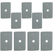 Kit 9 Placa 4x2 Furo Central Silentoque Pial 8508 Cinza Kit 9 Placa 4x2 Furo Central Silentoque Pial 8508 Cinza