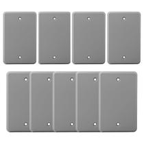 Kit 9 Placa Acabamento 4x2 Cega Cinza Silentoque Pial 8510