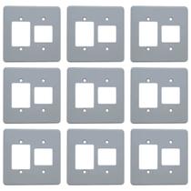 Kit 9 Placa Espelho 4x4 2+3 Postos Silentoque 8523 Pial Cz