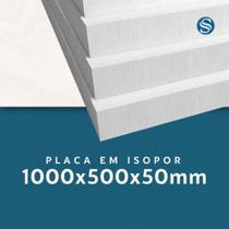 Kit 9 Placas de Isopor EPS P2 1000x500x50mm EPS Pack para Construção Civil, Isolamento e Artesanato Kit 9 Placas de Isopor EPS P2 1000x500x50mm EPS Pack para Construção Civil, Isolamento e Artesanato