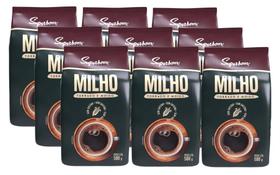 kit 9 Pó De Café De Milho Torrado E Moído Superbom 500g