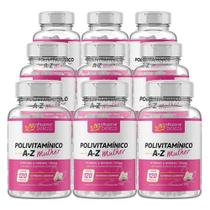 Kit 9 Polivitamínico A - Z Mulher Profissional 120 Cápsulas