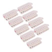 Kit 9 Porta Comprimidos Noite e Dia Organizador Semanal de Medicamentos Sanremo Prático