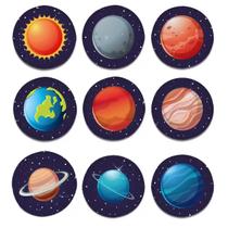 Kit 9 Porta Copos Redondos - Planetas do Sistema Solar Kit 9 Porta Copos Redondos - Planetas do Sistema Solar