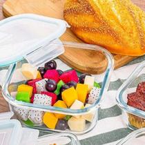 Kit 9 Pote de Vidro Hermetico Geladeira 800ML Frezeer Airfryer