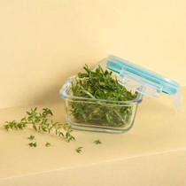 Kit 9 Pote de Vidro Pequeno 320ML Tampa Hermetica Temperos