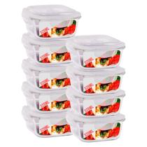 Kit 9 Pote Hermetico p/ Papinha Temperos Pequeno 320ML