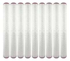 Kit 9 Refis Plissado 20 Absoluto 0.22 Micras Bacteriológico Branco