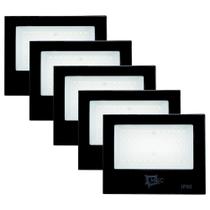 Kit 9 Refletor Holofote 150w Smd Luz Branco Frio 6500k Ip66 Refletor Quintal Holofote Decoração Ilum