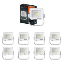 Kit 9 Refletores Led Floodlight Compact Core ip65 Branco 10w 5000k Osram