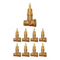 Kit 9 Registro De Pressão 3/4 Pol Base Docol -