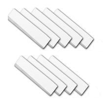 Kit 9 Réguas Pé de Banco Madeira Acabada Branca 1500x55x25mm Kit 9 Réguas Pé de Banco Madeira Acabada Branca 1500x55x25mm