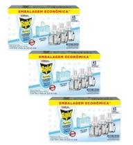 Kit 9 Repelente Elétrico Raid Family 45 Noites 32,9ml Cada