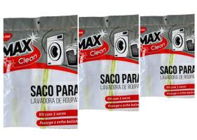 Kit 9 Saco De Lavar Roupa Evita Bolinhas Com Zíper 3P-30x40 Cm 3M-40x50 Cm 3G- 50x60 Cm Top