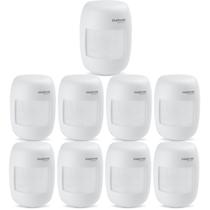 Kit 9 Sensores Alarme Passivo Infravermelho Com Fio Interno IVP 3000 CF Intelbras