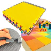 KIT 9 TAPETE DE EVA 50X50 - 10MM COLORIDO (2,25m²) Criança Bebe Infantil Atividades Interativo Quebra Cabeça Montagem Anti Deslizante Emborrachado KIT 9 TAPETE DE EVA 50X50 - 10MM COLORIDO (2,25m²) Criança Bebe Infantil Atividades Interativo Quebra Cabeça Montagem Anti Deslizante Emborrachado
