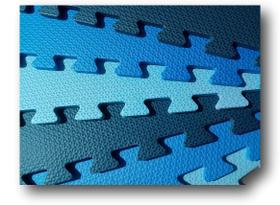 Kit 9 Tatames Eva Tons De Azul Infantil Meninos 50x50x2cm 20mm Kit 9 Tatames Eva Tons De Azul Infantil Meninos 50x50x2cm 20mm