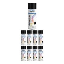 Kit 9 Tinta Spray Alta Temp Preto Brilhante 350ml Tekbond Kit 9 Tinta Spray Alta Temp Preto Brilhante 350ml Tekbond