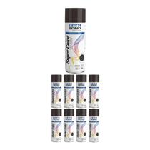 Kit 9 Tinta Spray Uso Geral Marrom 350ml - Tekbond Kit 9 Tinta Spray Uso Geral Marrom 350ml - Tekbond