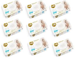 Kit 9 Toalhinha Umedecida Com Tampa Love&Care 48 Unid - Mili