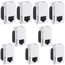Kit 9 Tomada Rj45 Branca Cat5e Lcs2 Zeffia 680158 Legrand Kit 9 Tomada Rj45 Branca Cat5e Lcs2 Zeffia 680158 Legrand