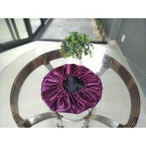 Kit 9 Toucas de Cetim Antifrizz Dupla Face Ajustável + 9 Xuxinhas