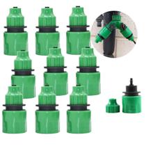 Kit 9 Un. Engate Rápido Com Saída Para Mangueira De Irrigação 4mm