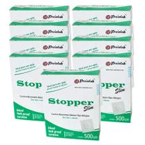KIT 9 UNIDADES - Curativo Pós Coleta Branco (STOPPER) - Caixa com 500 Unidades