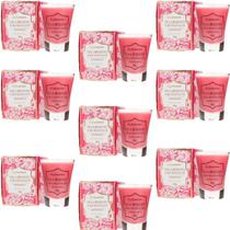 KIT 9 velas de morango para massagem hidratante beijavel