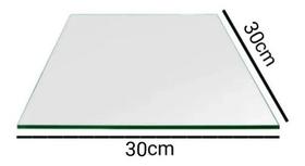 Kit 9 Vidro Expositor Balcão Vitrine Para Loja 30x30 4mm