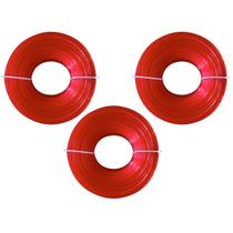 Kit 90 Metros de Fio De Nylon Para Roçadeira 2.4 Mm 30m Kit 90 Metros de Fio De Nylon Para Roçadeira 2.4 Mm 30m