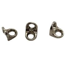 Kit 900 Cantoneiras 02 Furos 13x13mm Zamac Cadeirinha Móveis